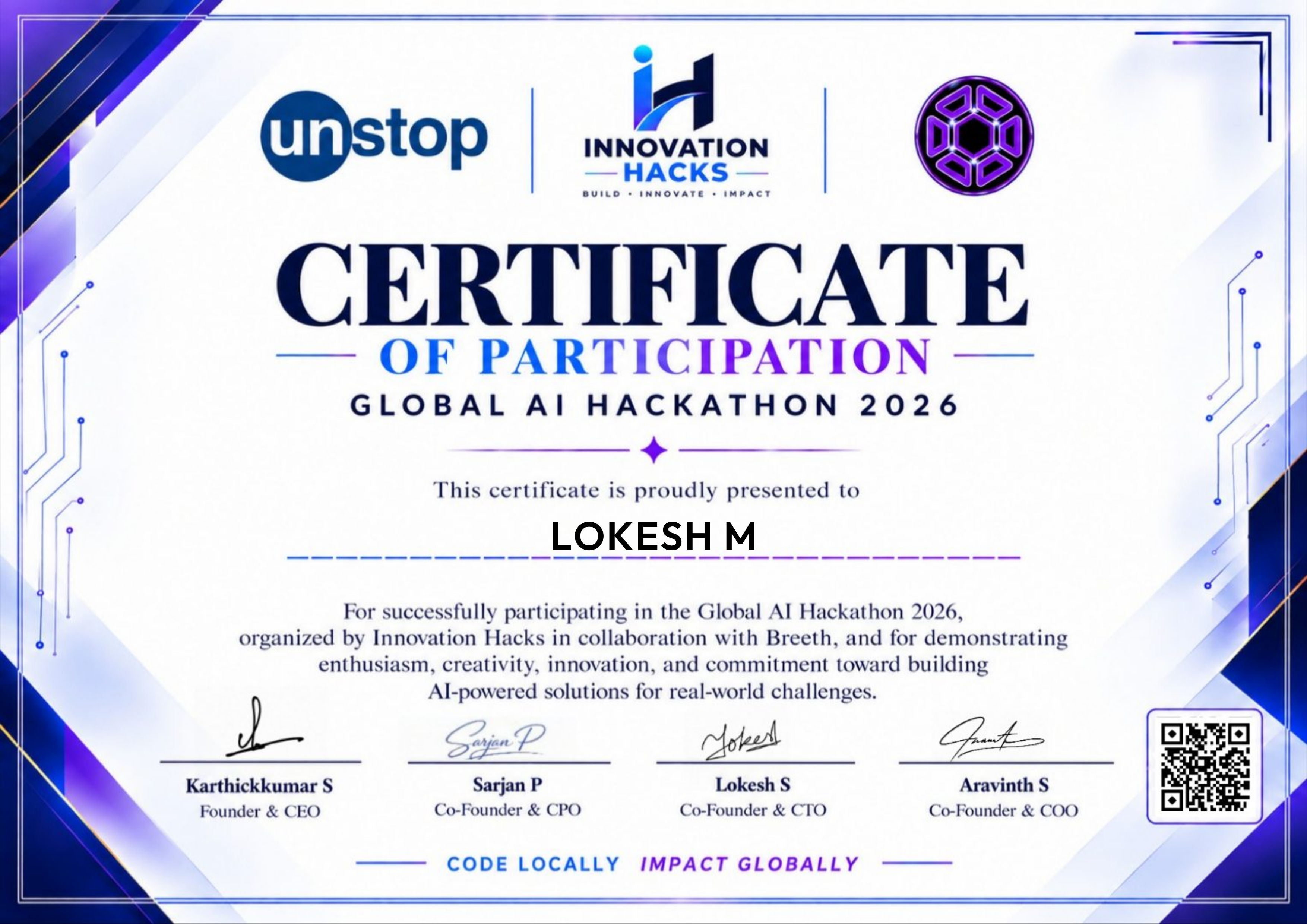 Full Certificate Preview